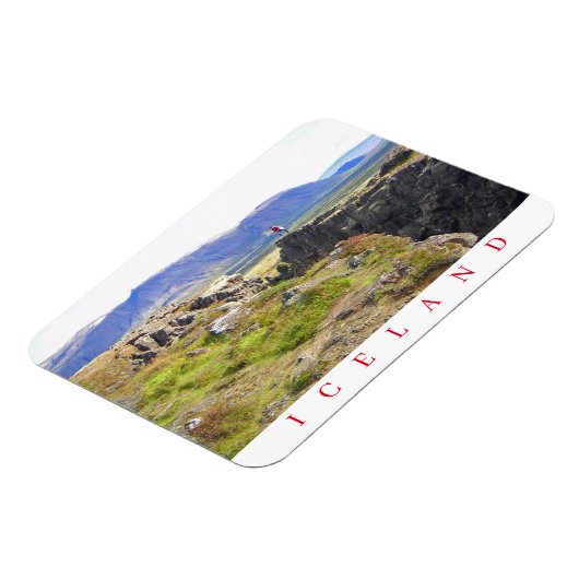 IJsland Mid-Atlantic Ridge uitzicht koelkastmagnee Magneet (Linkerzijde)