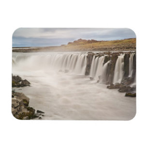 IJsland, Nationaal Park Jokulsargljufur. Uitzicht  Magneet