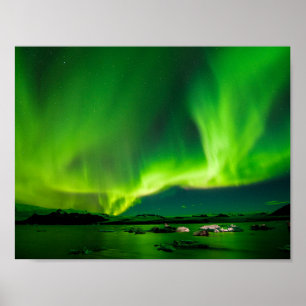 IJsland Noorderlicht Poster