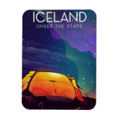 IJsland "onder de sterren", het poster van het oog Magneet (Verticaal)