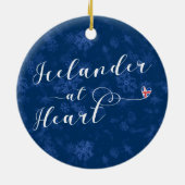 IJsland op het Ornament van de Kerst (Achterkant)