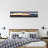 IJsland panorama zonsondergang canvas Afdruk (Insitu (Slaapkamer))