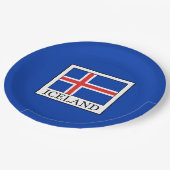 IJsland Papieren Bordje (Gekanteld)