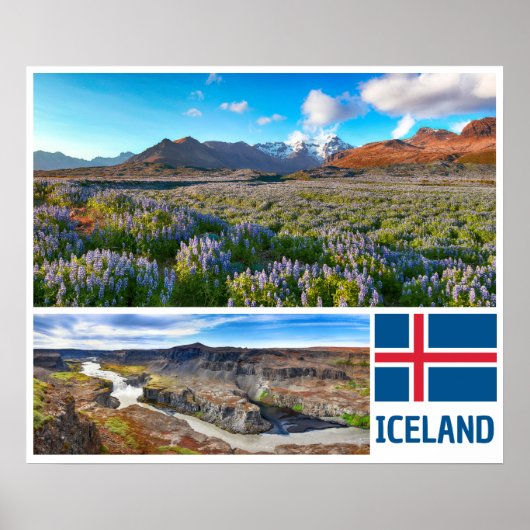 IJsland Poster (Voorkant)