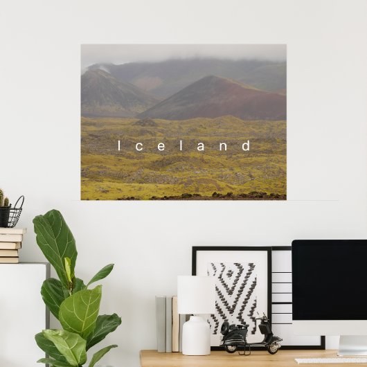 IJsland Poster (Thuiskantoor)
