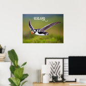 IJsland Puffin Poster (Thuiskantoor)