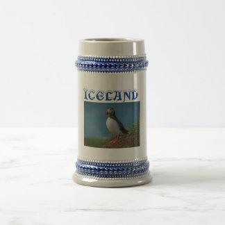 IJsland Puffin Souvenir Beer Stein Bierpul