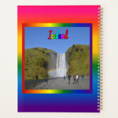 IJsland Rainbow Waterfall Planner (Achterkant)
