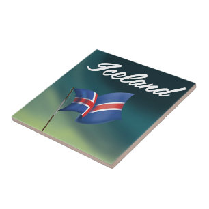 IJsland reisposter Tegeltje