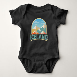 IJsland Retro Gift Hiking Lover bergen Romper
