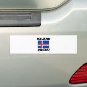 IJsland Rocks Bumpersticker (Op auto)