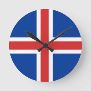 ijsland ronde klok