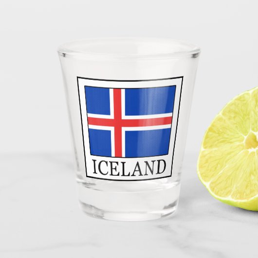 IJsland Shot Glas (Voorkant)