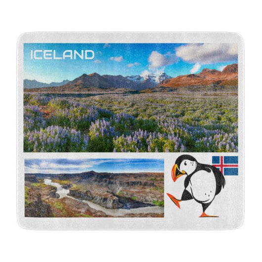 IJsland Snijplank (Voorkant)
