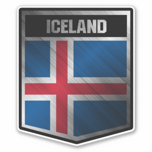 IJsland Sticker (Voorkant)