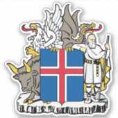 IJsland Sticker (Voorkant)