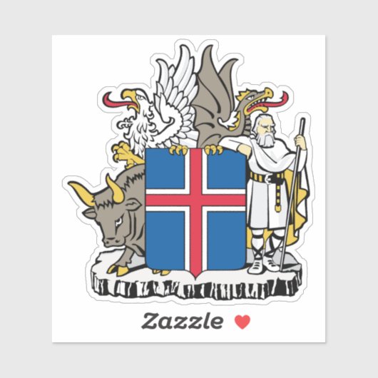 IJsland Sticker (Vel)