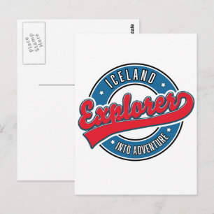 IJsland-verkenner in avontuur Briefkaart