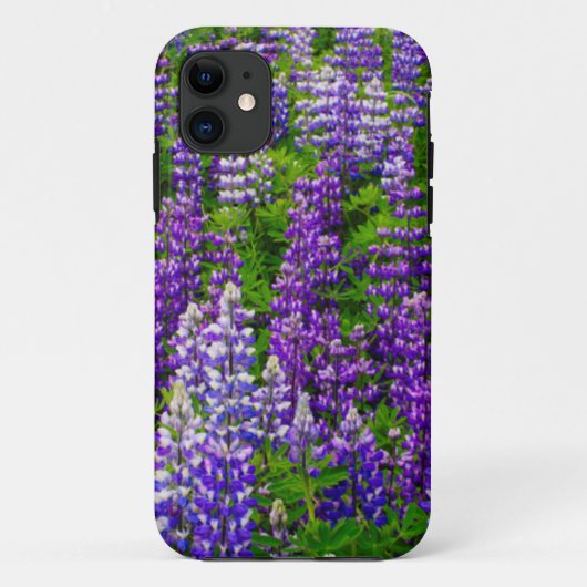 IJsland. Vik i Myrdal. Lupineveld Case-Mate iPhone Case (Achterkant)