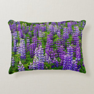 IJsland. Vik i Myrdal. Veld met Lupine Accent Kussen