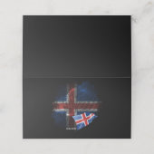 IJsland vlag (Buitenkant ongevouwen)