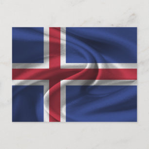 IJsland Vlag Briefkaart