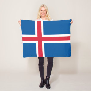 IJsland Vlag Fleece Deken
