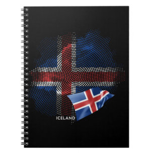 IJsland vlag Notitieboek
