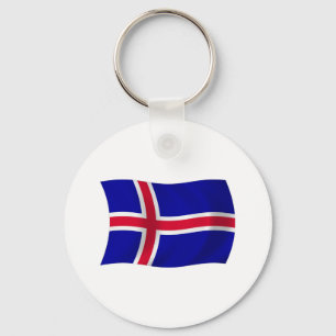 IJsland Vlag Sleutelhanger