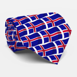 IJsland Vlag Stropdas