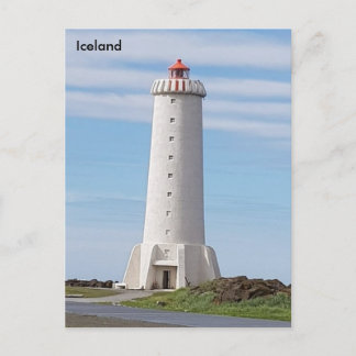 IJsland, vuurtoren Akranes Briefkaart