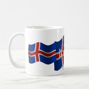 IJsland Waving Flag Koffiemok
