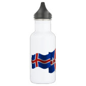 IJsland Waving Flag Waterfles (Links)