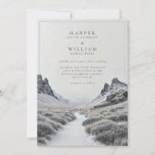 IJsland winter escape bruiloft Kaart (Voorkant)