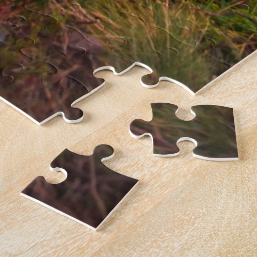 IJsland: zon, mooi landschap met waterval Legpuzzel (Zijkant)