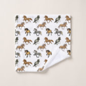 IJslanders in Gait Bad Handdoek (Wasdoekje)