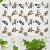 IJslanders in Gait Theedoek (Gevouwen)