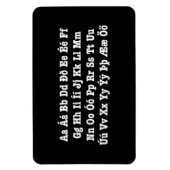 IJslands alfabet [Íslenska Stafrófið] Magneet (Verticaal)