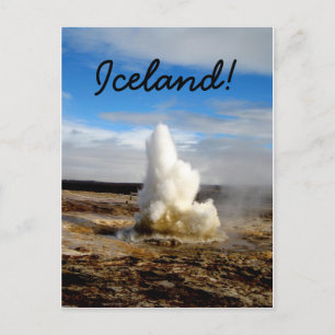 IJslands Geyser Briefkaart