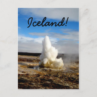 IJslands Geyser Briefkaart