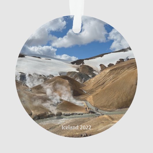 IJslands hooglandsieraad Ornament (achterkant)