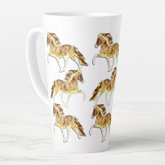 IJslands in brand Latte Mok (Linkerhoek)