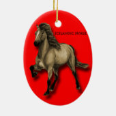 IJslands Keramisch Ornament (Achterkant)