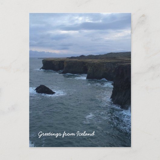 IJslands landschap Briefkaart (Voorkant)