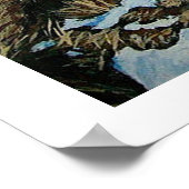 IJslands landschap door Pola.B.Alex-Poster Poster (Hoek)