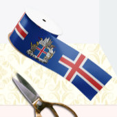 IJslands lint, embleem, patriottische, IJslandse v Lint