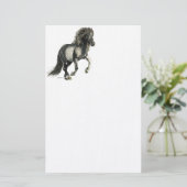 IJslands paard Brana Briefpapier (Staand voorkant)