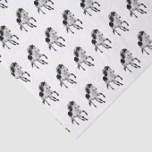 IJslands paard in beweging Tissuepapier (Detail)