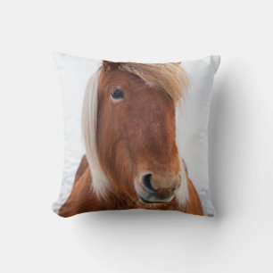 IJslands paard in de winter Kussen