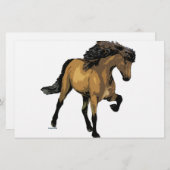 IJslands paard Nouvelle Vogue Briefpapier (Voorkant / Achterkant)